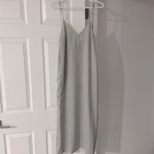 A new day Target striped midi slip dress Small NEW